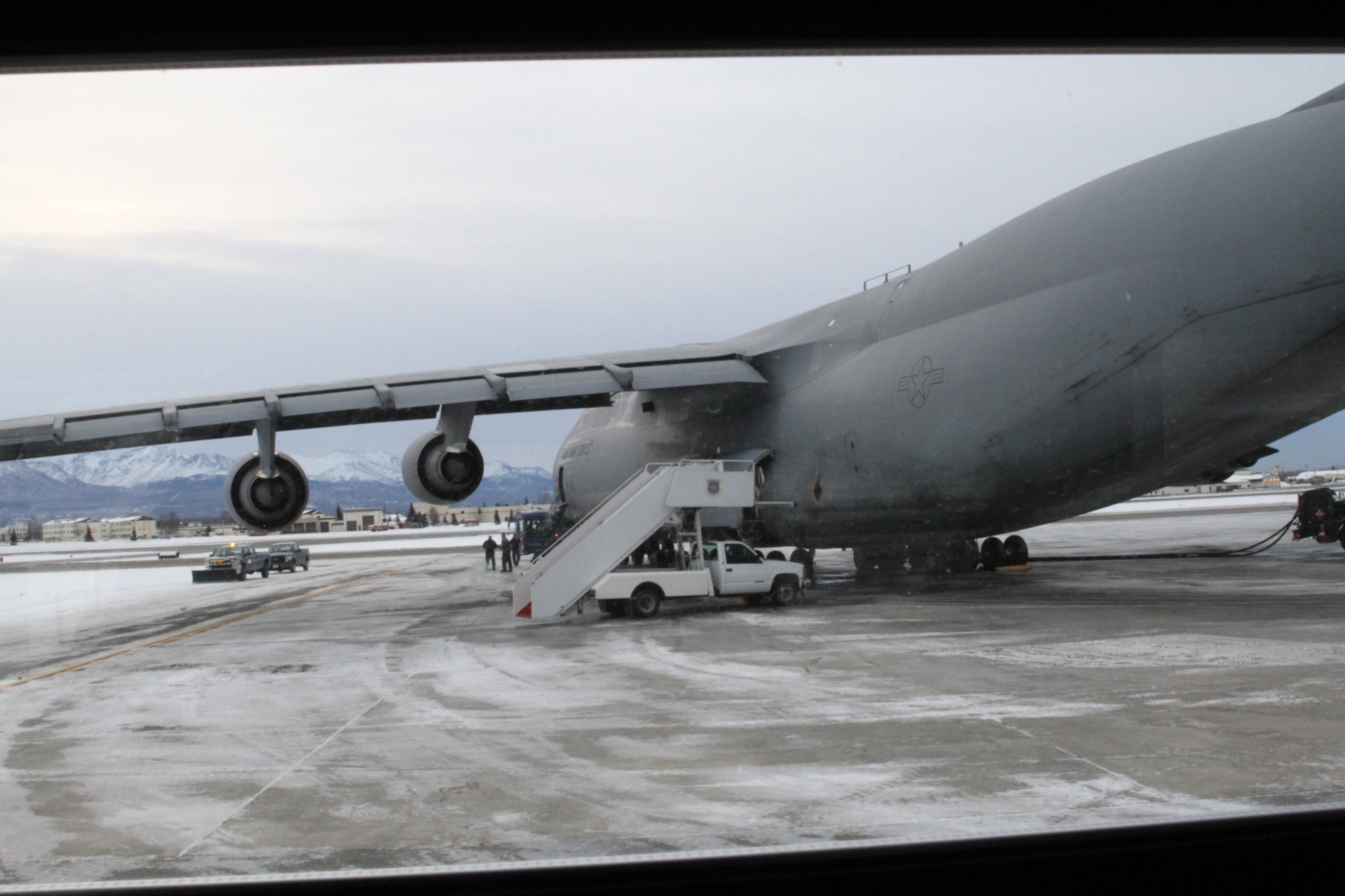 C5 Aircraft in Alaska for Refueling
