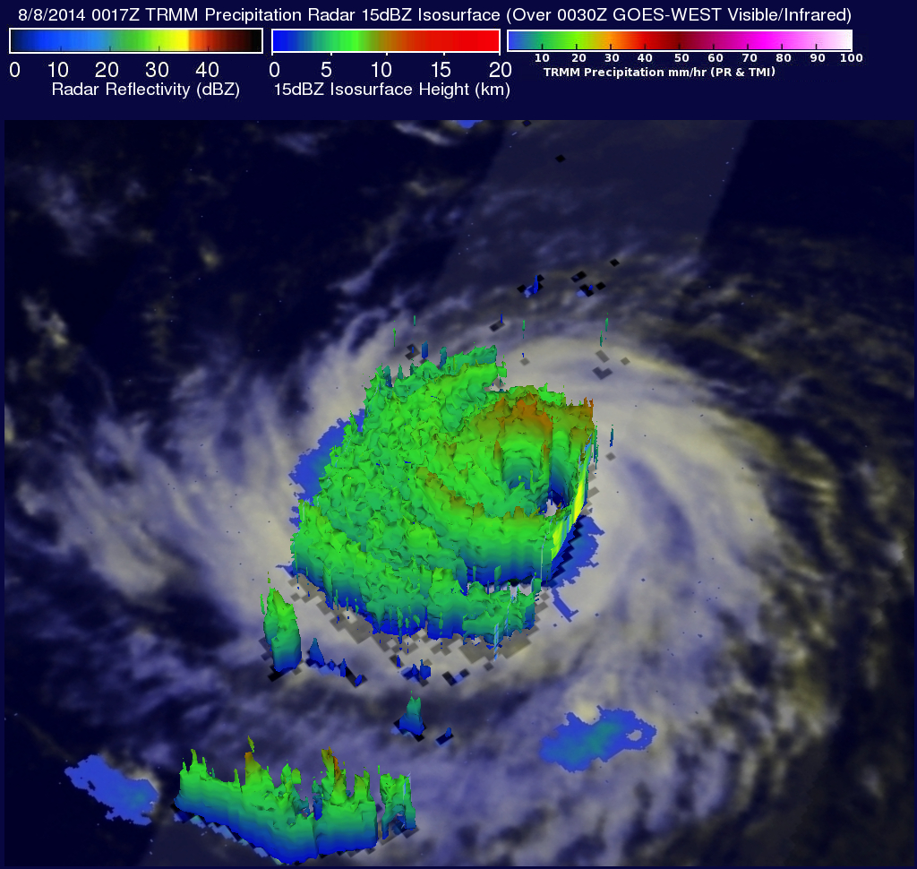 Tropical Storm Iselle Hits Hawaii 