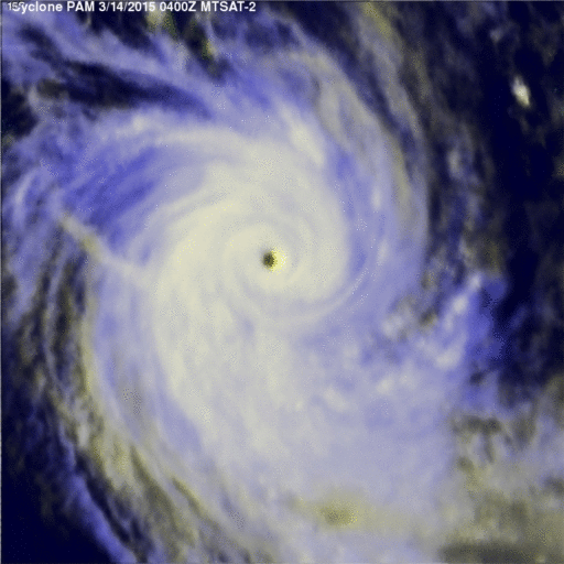 Cyclone Pam departs Vanuatu