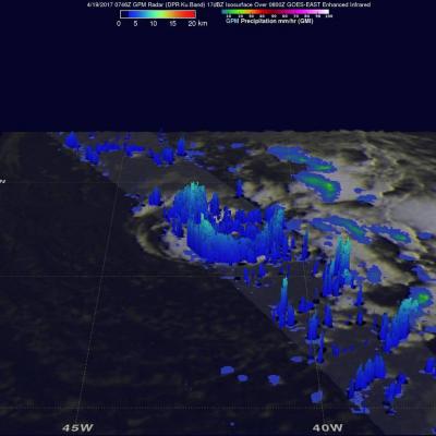 NASA Sees the Formation of Early Atlantic Ocean Tropical Depression 1