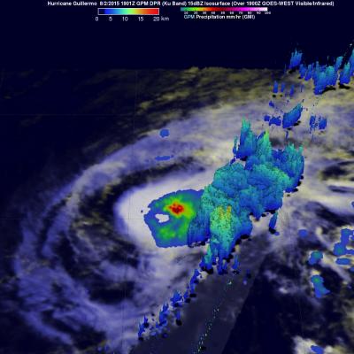 Weakening Hurricane Guillermo Nears Hawaiian Islands 