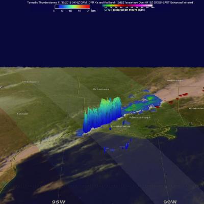 GPM Sees Deadly Tornadic Storms Moving Through The Southeast 