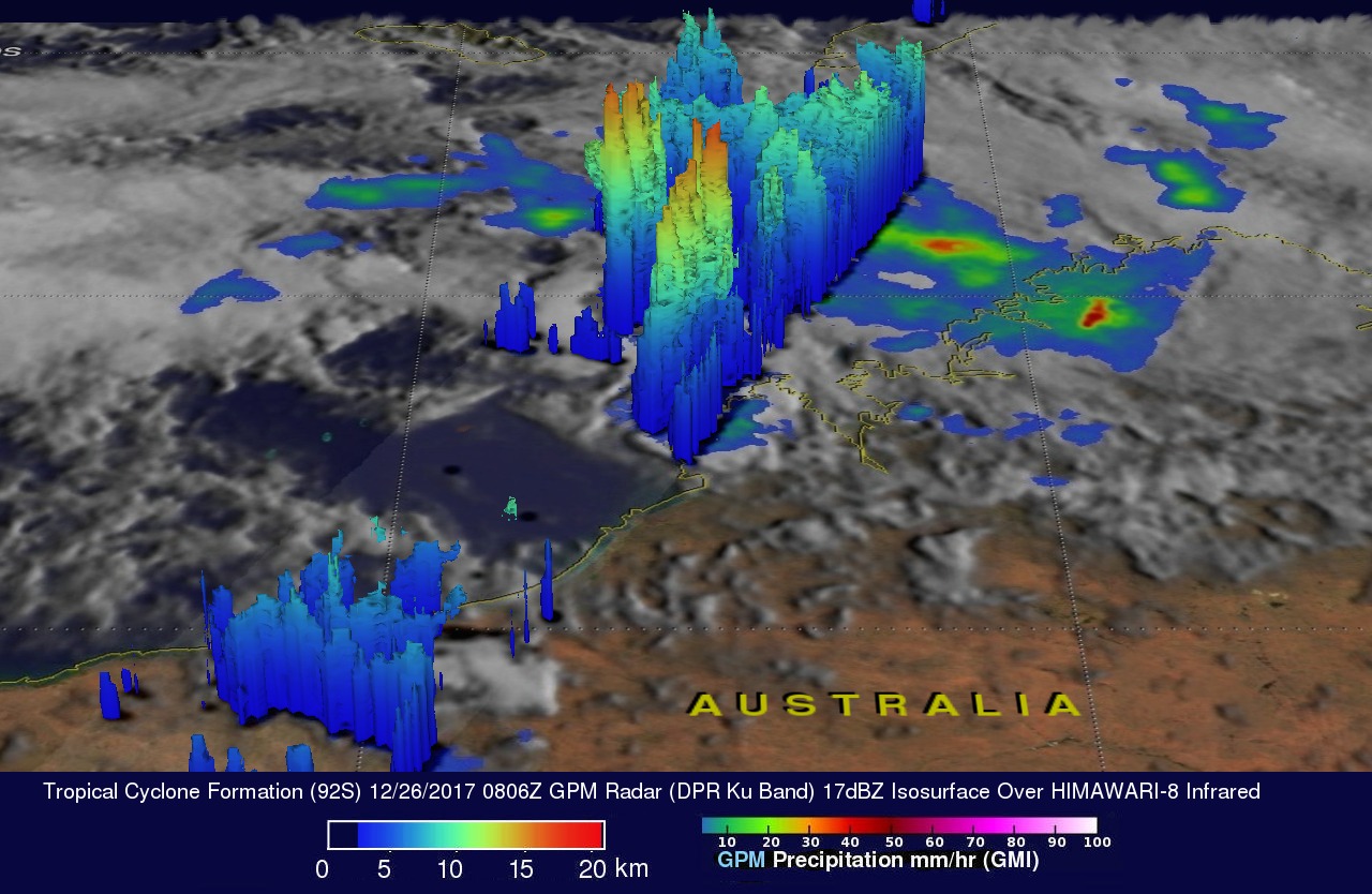  GPM Views Potential Australian Tropical Cyclone 