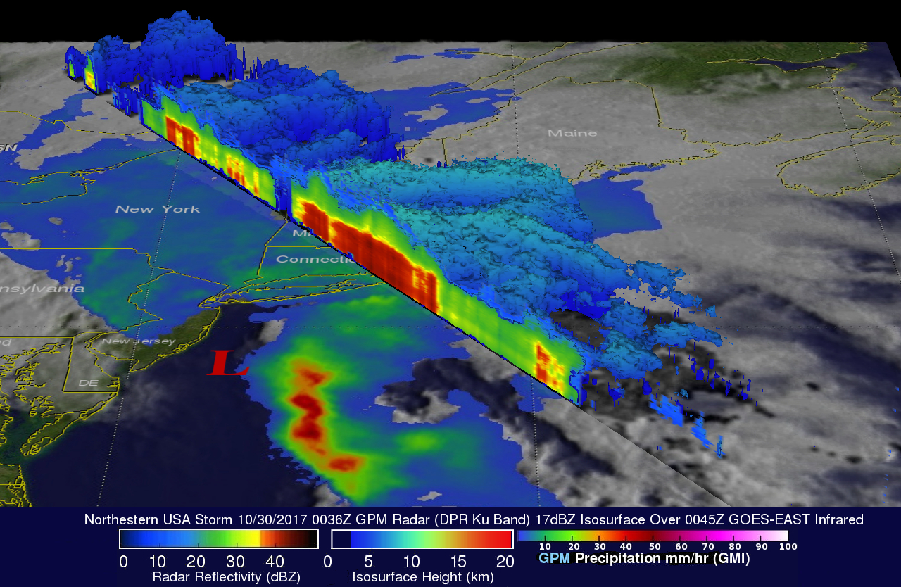 Powerful Northeastern Storm Examined By GPM Satellite 