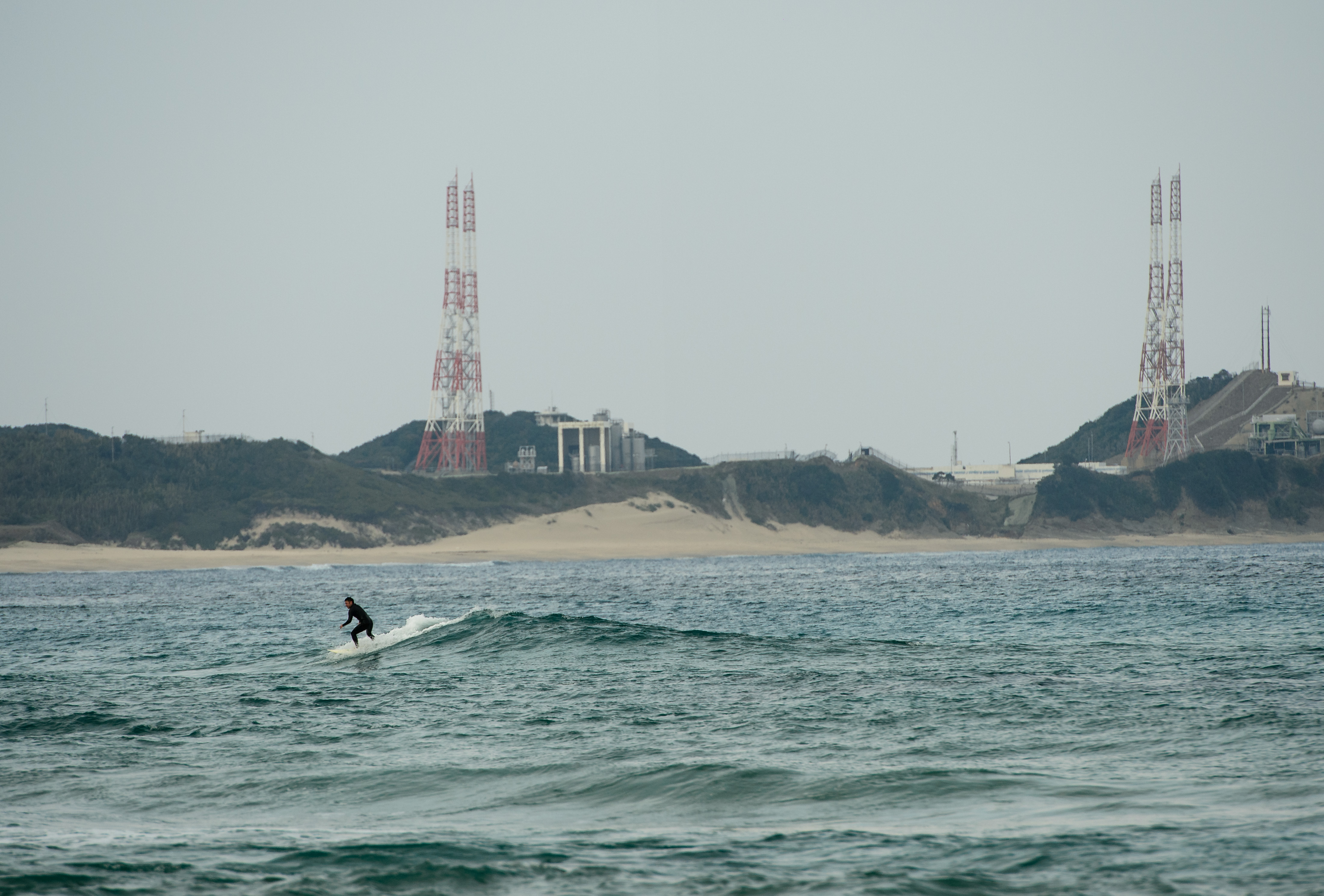 Surfing at Tanegashima Space Center