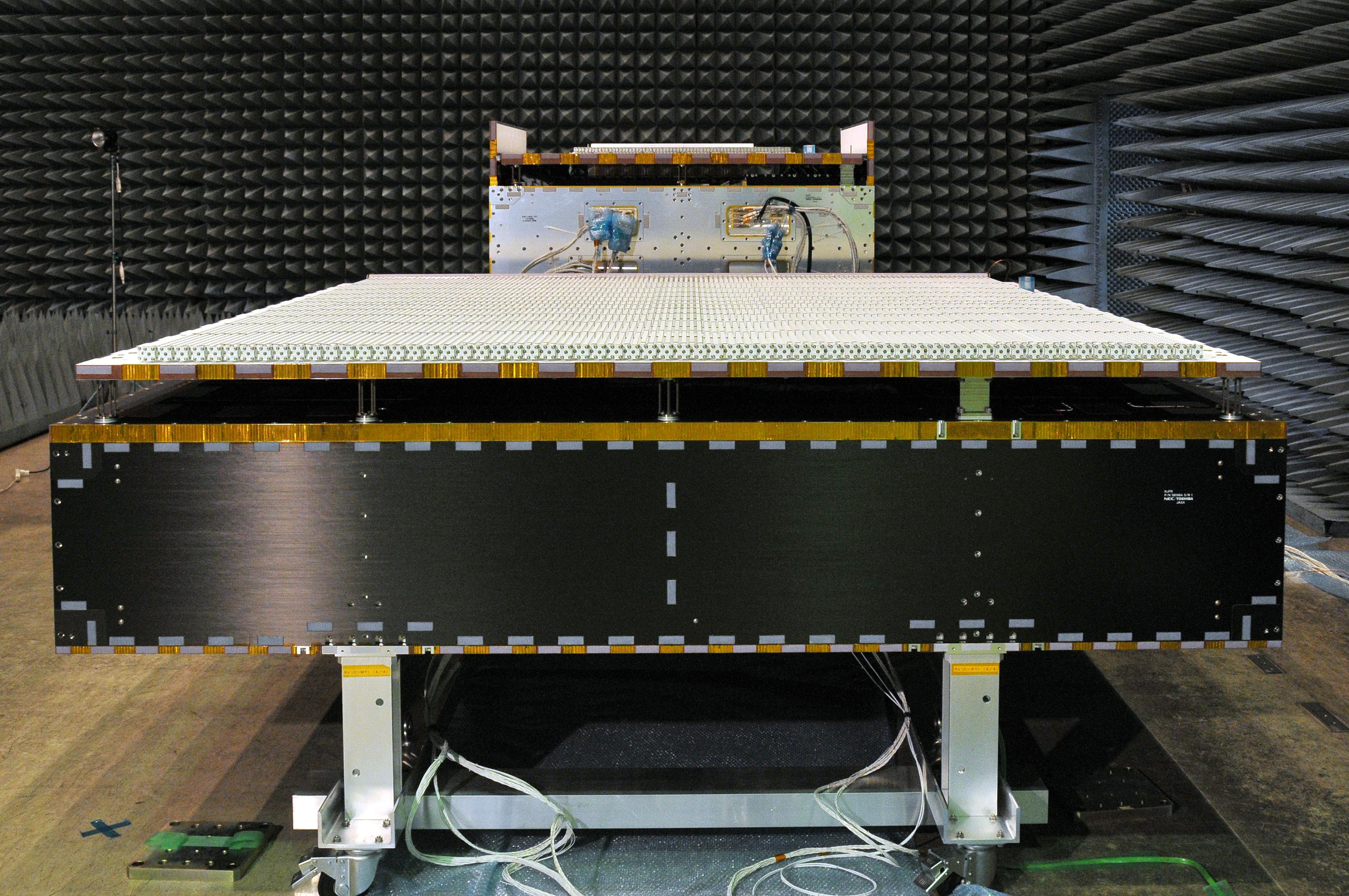 KuPR and KaPR during system level EMI testing at Tsukuba Space Center, Japan