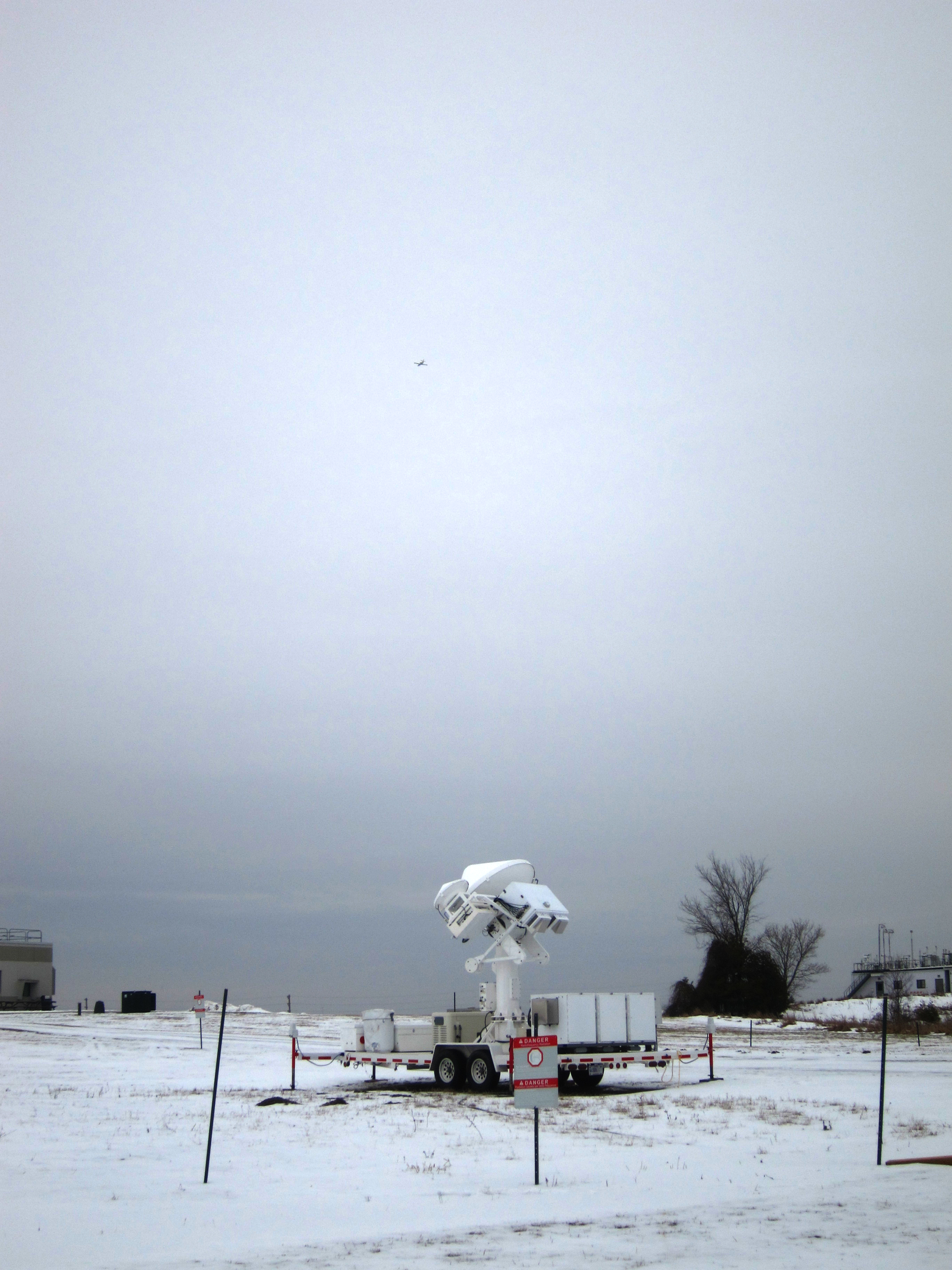 Radar on the ground with Citation in the sky