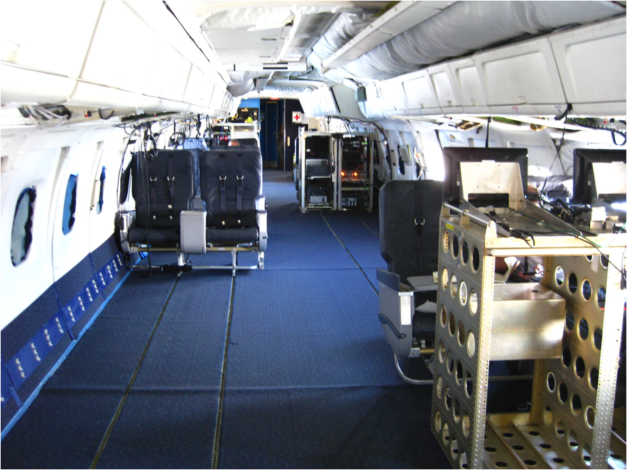 Interior of the NASA Dryden DC-8 Aircraft