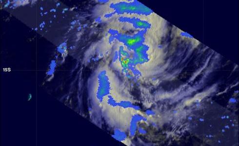 TRMM image of tropical cyclone 12s