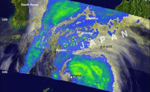 Guchol's Rainfall Drenching Japan  