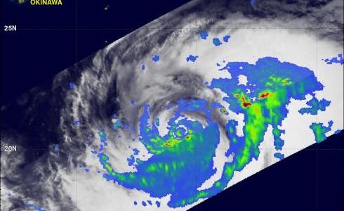 TRMM image of typhoon Muifa
