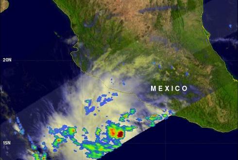 TRMM image of tropical depression 3