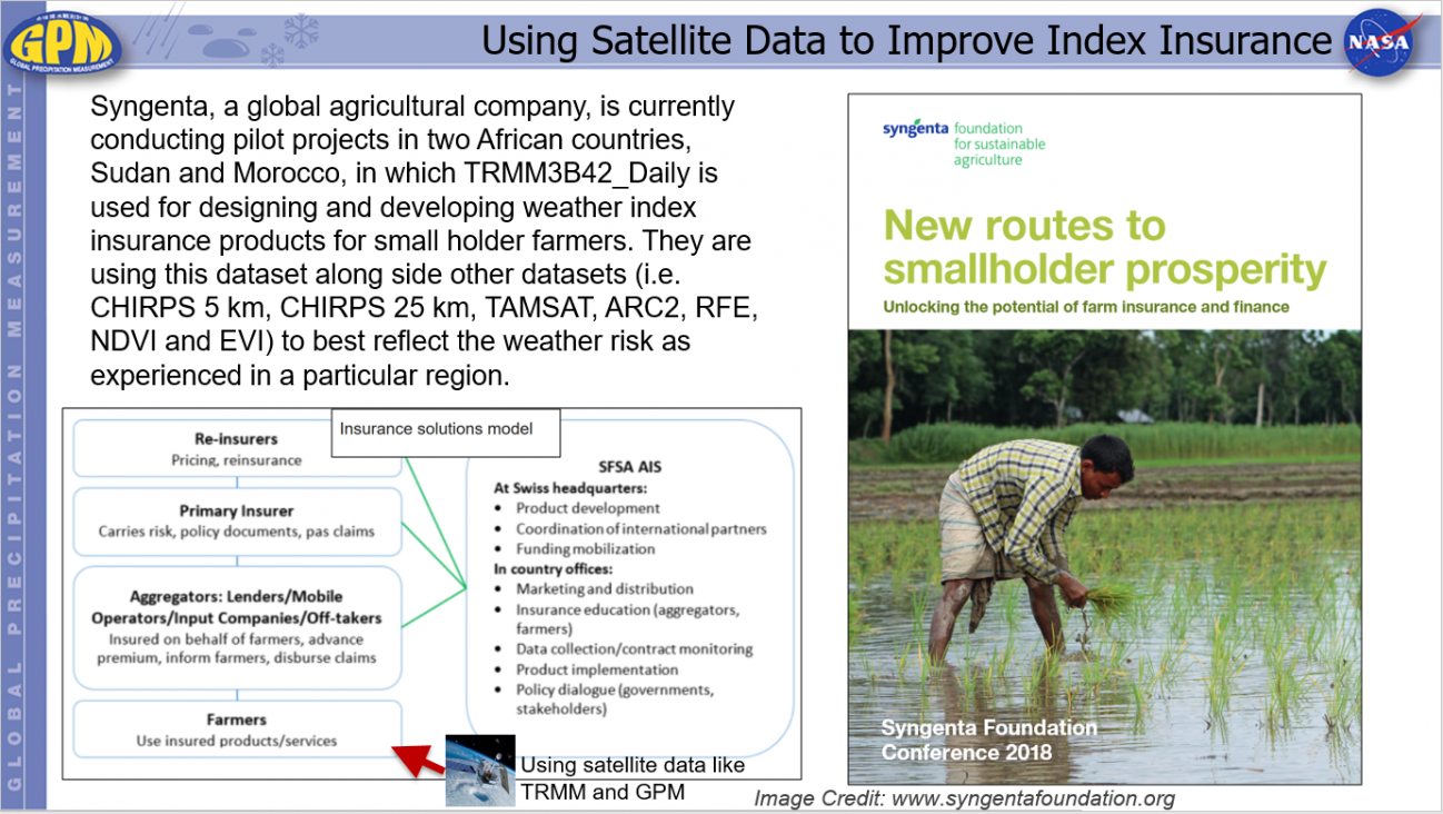 Using Satellite Data to Improve Index Insurance