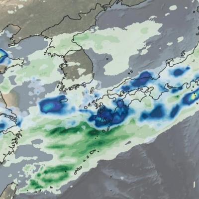IMERG rainfall totals from Japan, June 29 - July 5, 2020
