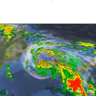 GPM Overpass of Hurricane Eta Nov. 11 2020