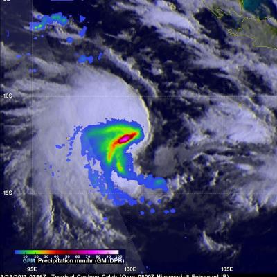 Tropical Cyclone Caleb's Rainfall Revealed By GPM 