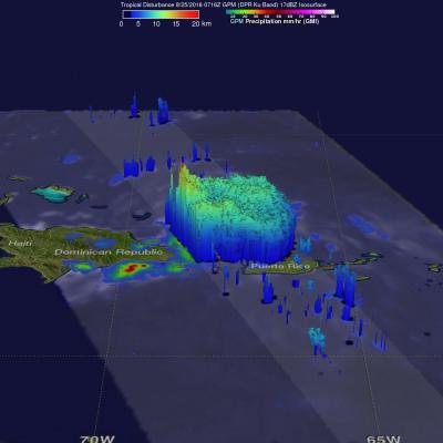GPM Examines Threatening Tropical Disturbance