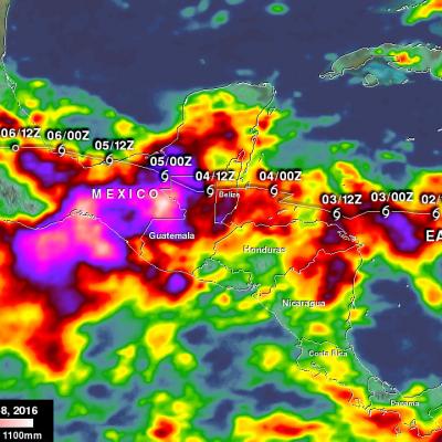 Deadly Hurricane Earl's Rainfall Measured With IMERG 