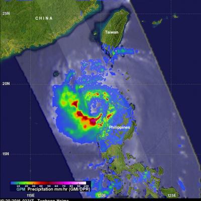 GPM Measures Extreme Rainfall With Typhoons Sarika and Haima 