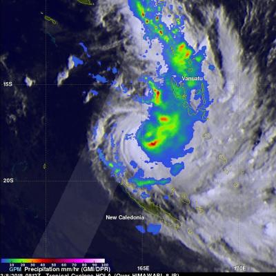 GPM Satellite Scans Powerful Tropical Cyclone Hola 