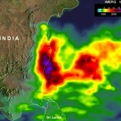 NASA's IMERG Adds Up More of Southern India's Extreme Rainfall