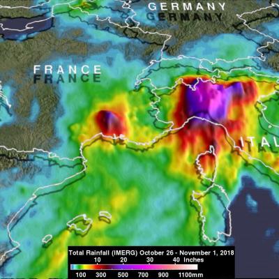 Italy's Extreme Rainfall Examined With IMERG 