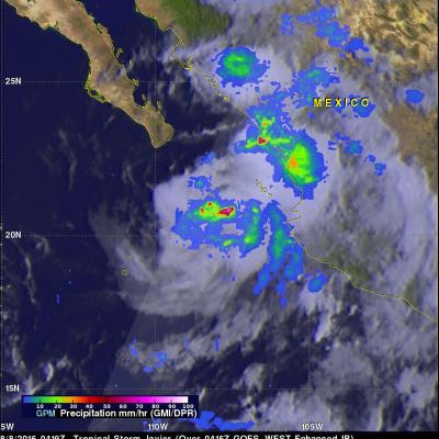 Tropical Storm Javier Forms In The Eastern Pacific