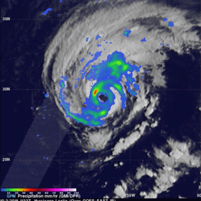 GPM Examines Upgraded Hurricane Leslie 