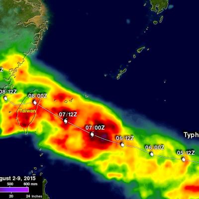 Deadly Typhoon Soudelor's Rainfall Analyzed