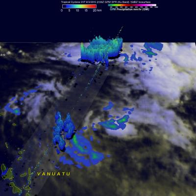 GPM Views Rare Southern Hemisphere Tropical Cyclone
