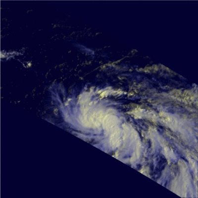 TRMM image of tropical storm 08W