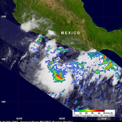 Tropical Storm BEATRIZ Forms Off Mexican Coast 