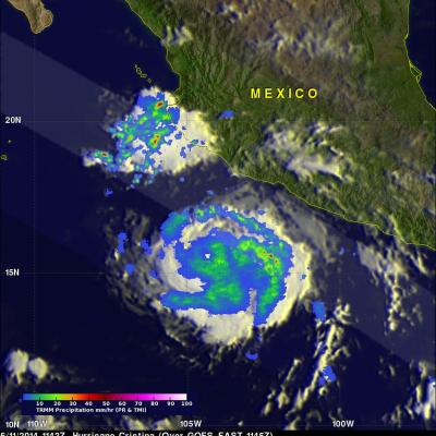 Cristina Now A Hurricane 