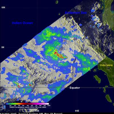 TRMM Sees Tropical Cyclone 01B