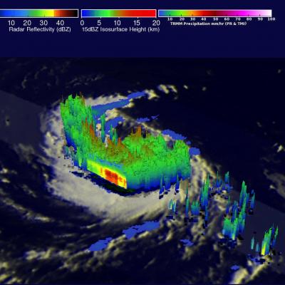 Tropical Storm Julio Following Iselle's Track