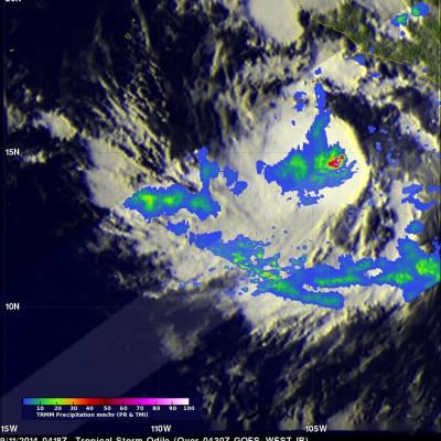 Tropical Storm Odile Forms