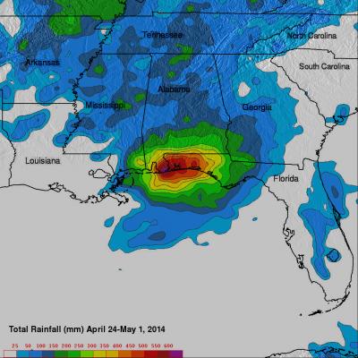 Extreme Rainfall Over Florida Panhandle